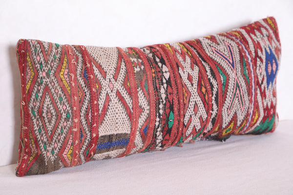 Vintage moroccan pillow 12.5 INCHES X 29.1 INCHES
