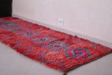Vintage handmade runner rug 2.8 FT X 8.8 FT