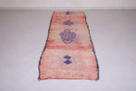 Vintage handmade runner rug 2.9 FT X 8.8 FT