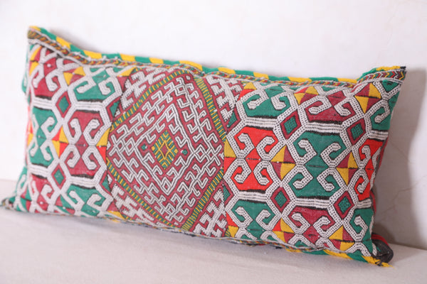 Vintage moroccan pillow 12.9 INCHES X 26.3 INCHES