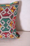 Vintage moroccan pillow 12.9 INCHES X 26.3 INCHES