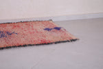 Vintage handmade runner rug 2.9 FT X 8.8 FT