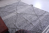 Handmade Moroccan gray carpet - Custom Berber Beni Ourain rug
