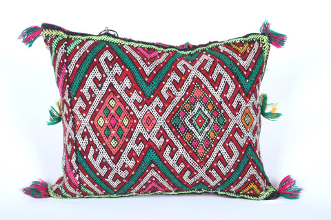 Handmade moroccan pillow 14.5 INCHES X 18.5 INCHES