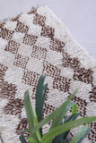 Vintage handmade moroccan berber rug 2.5 FT X 5.3 FT