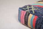 Two handmade berber moroccane rug Poufs