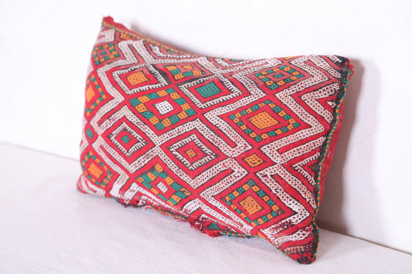 Moroccan handmade kilim pillow 16.5 INCHES X 9.8 INCHES