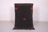 Brown Moroccan rug 3 FT X 5.3 FT