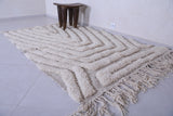 Moroccan berber handmade beni ouarain rug 5.2 FT X 8.2 FT