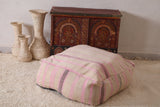Moroccan handmade kilim berber rug pouf