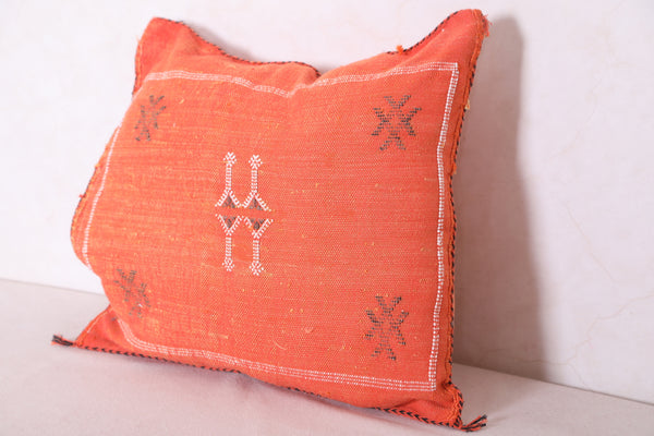 Striped moroccan pillow 17.7 INCHES X 18.8 INCHES