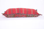 Moroccan handmade kilim pillow 14.1 INCHES X 25.1 INCHES