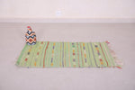 Hand woven moroccan rug 2.2 FT X 3.7 FT