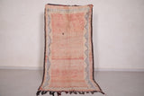Vintage handmade berber Moroccan rug - 3.4 FT X 6.8 FT