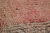 Vintage handmade berber Moroccan rug - 3.4 FT X 6.8 FT