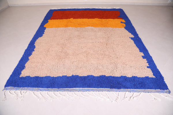 Amazing colorful azilal Moroccan carpet 7.8 FT X 10 FT