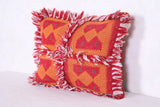 Moroccan handmade kilim pillow 13.7 INCHES X 16.9 INCHES