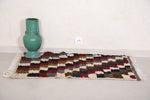 Handmade Small Berber azilal rug 2.4 FT X 3.9 FT