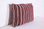 Moroccan handmade kilim pillow 13.7 INCHES X 19.2 INCHES