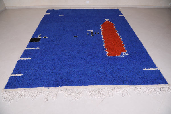 Moroccan beni ourain colorful rug 8 FT X 10.2 FT