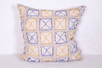 Moroccan handmade kilim pillow 18.8 INCHES X 18.8 INCHES