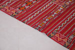 Moroccan rug red 4.4 FT X 7.1 FT