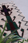 Vintage handmade moroccan berber rug 3.5 FT X 6.4 FT