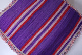 Berber handmade moroccan vintage rug pouf
