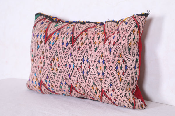 Moroccan handmade kilim pillow 14.1 INCHES X 21.2 INCHES
