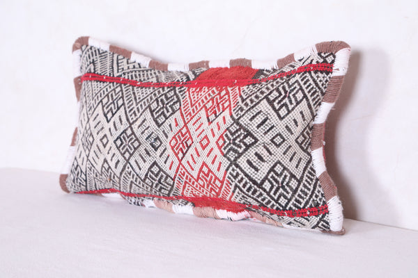 Moroccan handmade kilim pillow 11.8 INCHES X 20.4 INCHES