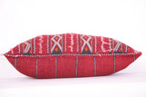 Vintage kilim moroccan pillow 14.5 INCHES X 23.6 INCHES