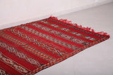 Vintage Moroccan rug 4.9 FT X 9.8 FT