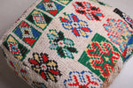Colorful moroccan berber handmade Kilim Pouf