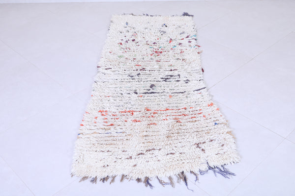 Moroccan shaggy rug – Cozy handwoven design 2.4 x 5.9 FT