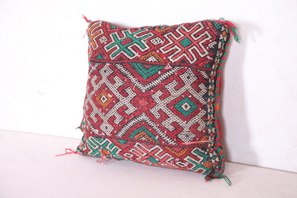 Striped Moroccan pillow 13.3 INCHES X 14.5 INCHES