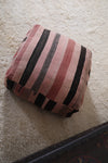 Moroccan berber kilim handmade old rug pouf