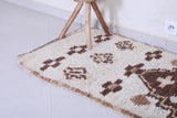 Moroccan Runner Rug – Minimalist Tribal Design 2.4 x 6.1 FT