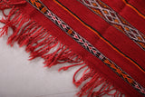 Hand woven Berber rug 5.5 FT X 9.9 FT