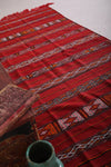 Hand woven Berber rug 5.5 FT X 9.9 FT