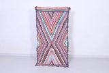 Moroccan Runner Rug – Multicolor Handwoven Design 2.7 x 5.3 FT