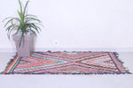 Moroccan Runner Rug – Multicolor Handwoven Design 2.7 x 5.3 FT