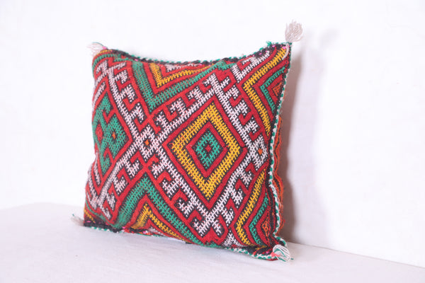 Moroccan handmade kilim pillow 15.3 INCHES X 18.5 INCHES