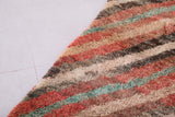 All wool vintage Colorful berber Rug 3.3 FT X 4.6 FT