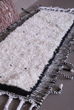 Moroccan handmade beni ourain runner rug  2.3 FT X 6 FT