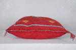 Vintage kilim moroccan pillow 18.5 INCHES X 19.2 INCHES