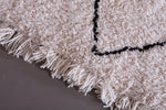 Moroccan handmade beni ourain runner rug   4 FT X 9 FT