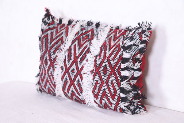Moroccan handmade kilim pillow 12.9 INCHES X 18.8 INCHES