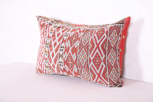 Vintage Moroccan pillow 14.9 INCHES X 22.4 INCHES