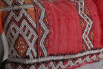 Vintage kilim moroccan pillow 12.9 INCHES X 22.4 INCHES
