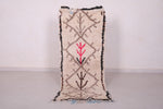 Small runner berber moroccan rug -  2.1 FT X 5.6 FT